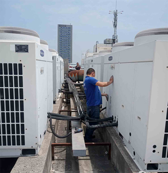 双滦中央空调制热和不制冷系统维修方法